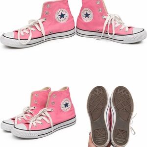Converse All Star Pink Canvas High-Tops